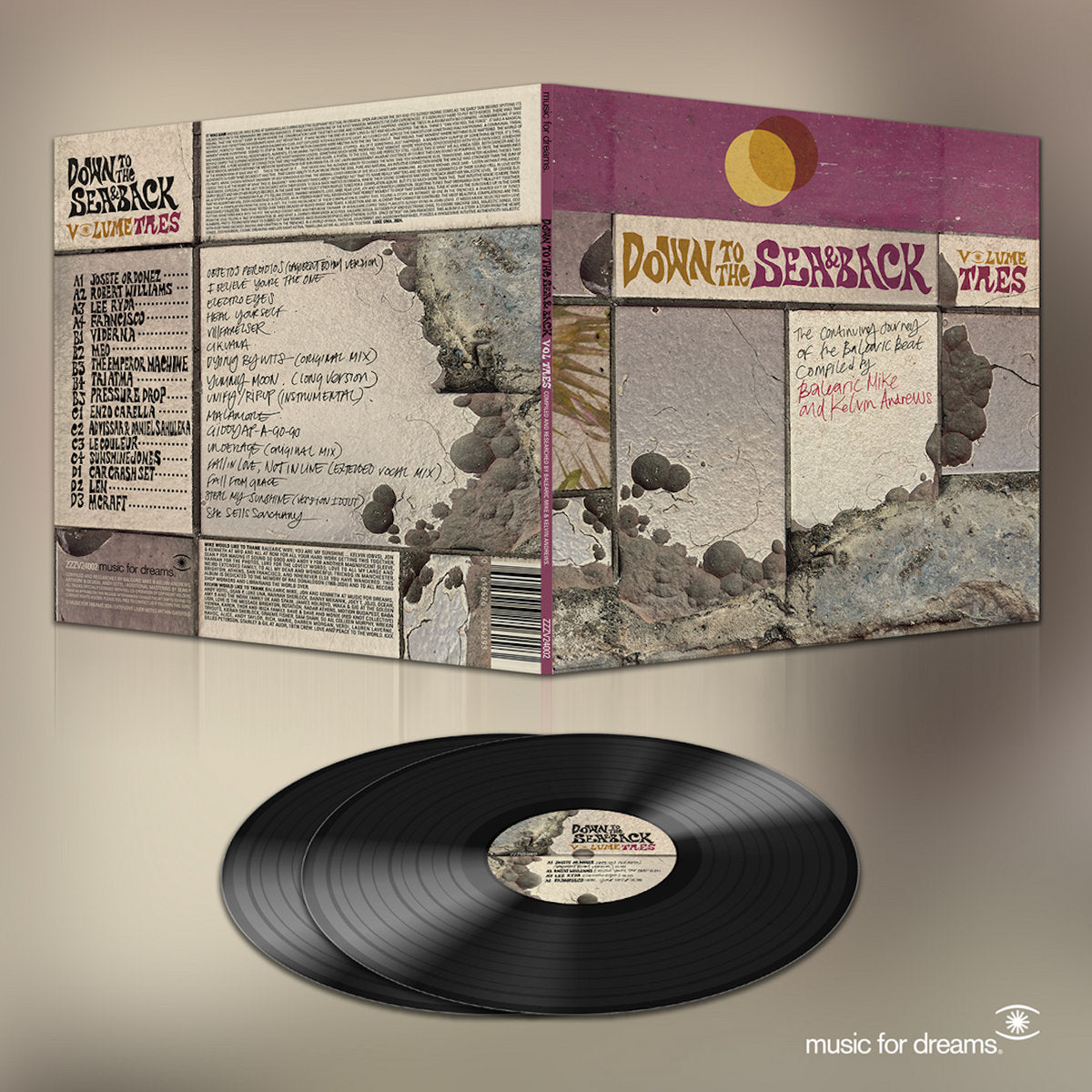 Balearic Mike And Kelvin Andrews – Down To The Sea & Back: Volume Tres - 2LP