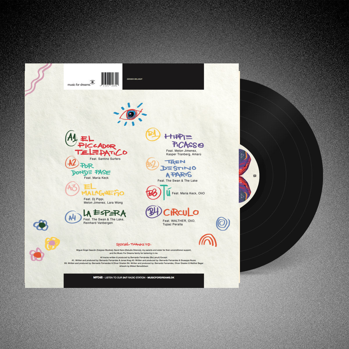 Be.Lanuit - Hippie Picasso - Vinyl LP